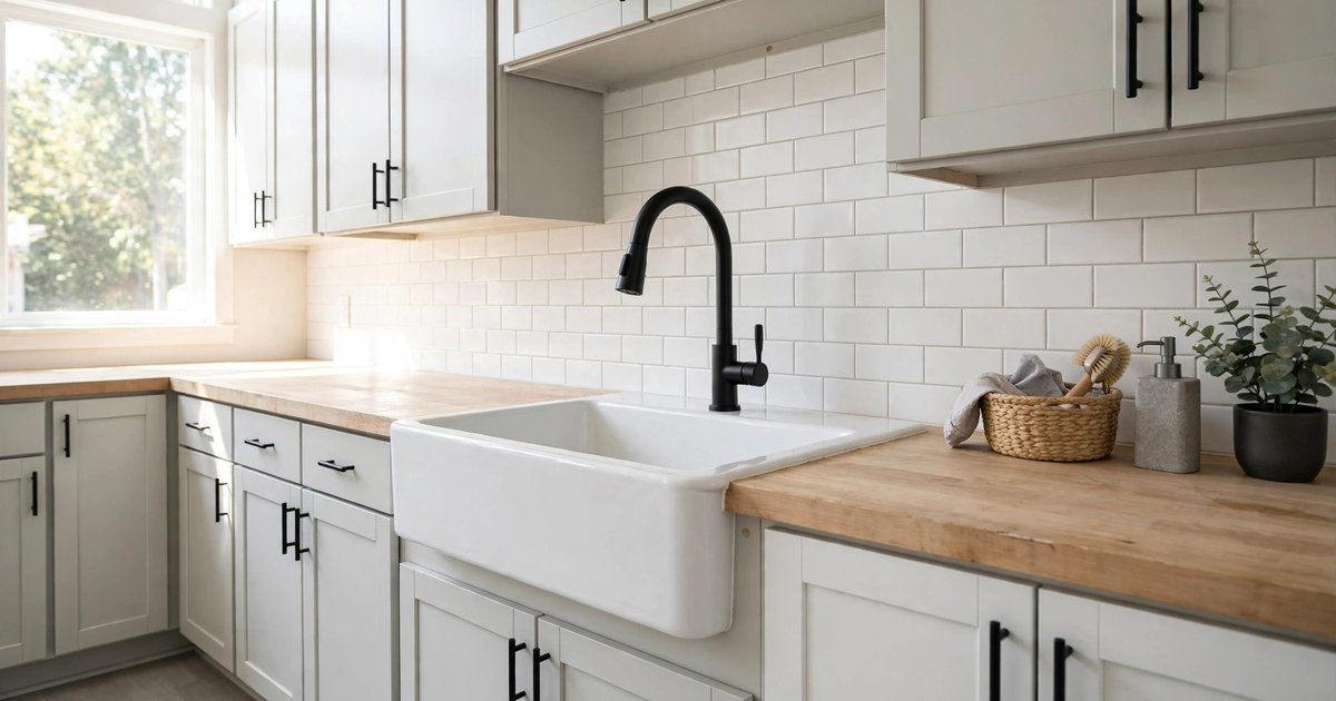A new faucet (yes, really)