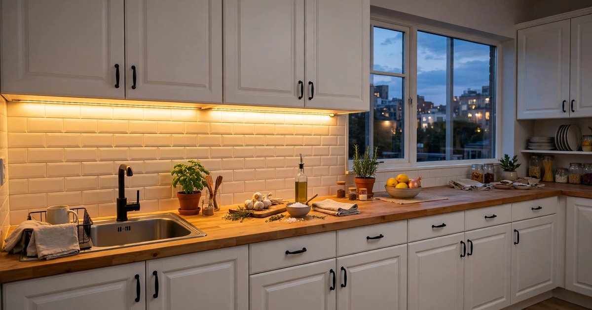 Under-cabinet LED lighting