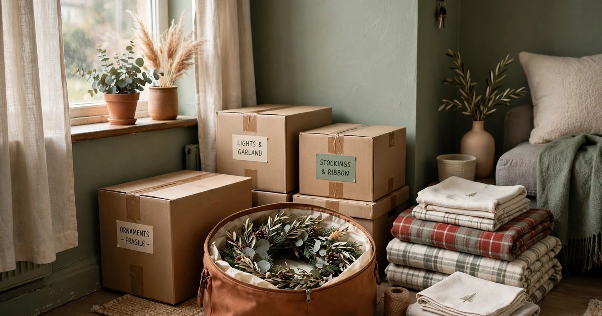 10 Ways to Store Christmas Decor in a Rental With Almost No Storage Space