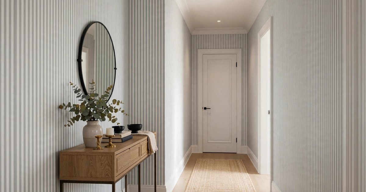 Thin vertical stripes